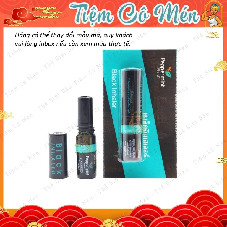Ống Hít Thông Mũi Bạc Hà Phiên Bản Black Peppermint Field