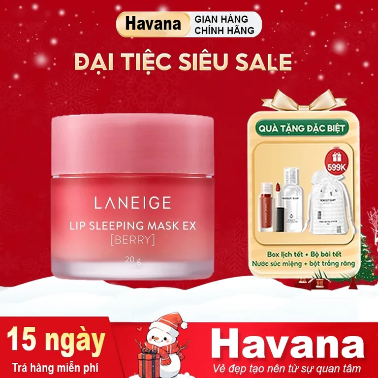 Mặt Nạ Ngủ Cho Môi Laneige Lip Sleeping Mask Berry 20g