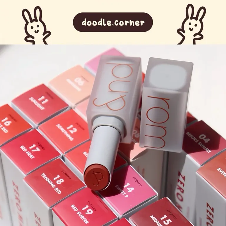 [Màu 01-23] Son thỏi lì Romand Zero Matte Lipstick Muteral Nude
