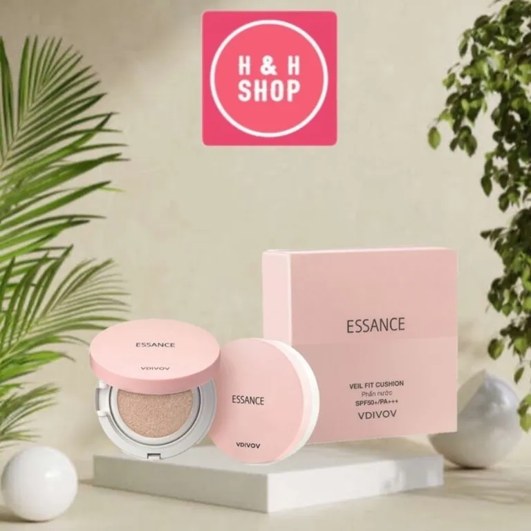 Phấn nước mịn lì mờ khuyết điểm Essance Veil Fit Cushion SPF50+ PA+++ 15g