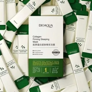 Mặt Nạ Ngủ Collagen Dưỡng Ẩm BIOAQUA Kiềm Dầu 4ml - Cung Cấp Độ Ẩm, Dưỡng Da Mịn Màng, Sáng Khỏe