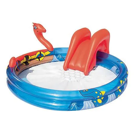 Bể phao cầu trượt hình con rắn