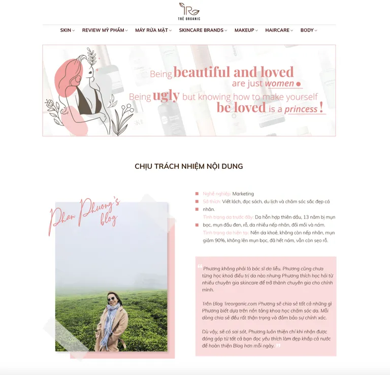TREORGANIC.COM – CHIA SẺ KIẾN THỨC LÀM ĐẸP, CHĂM SÓC DA CHUẨN NHẤT HIỆN NAY