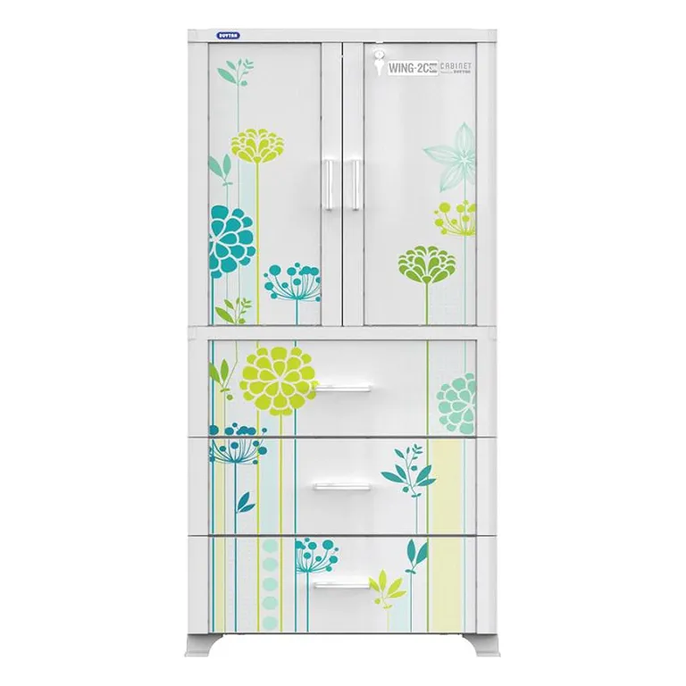 Tủ nhựa 2 cánh 3 hộc Duy Tân