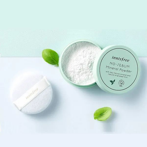 Review 3 loại phấn phủ Innisfree kiềm dầu 'đỉnh' nhất cho da dầu