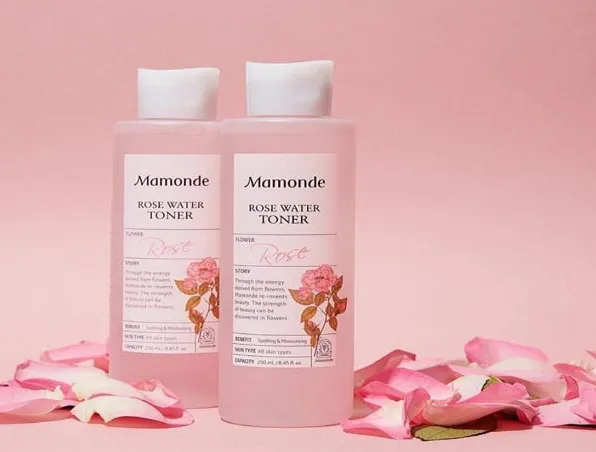 Nước Hoa Hồng Mamonde Hồng
