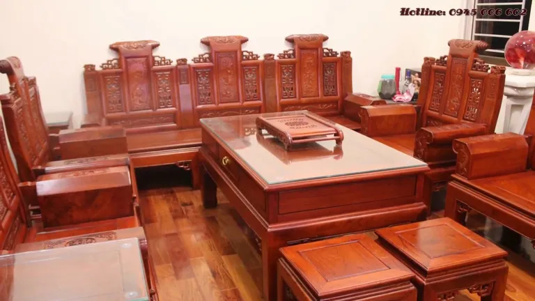 Tư vấn chọn mua bàn ghế phòng khách Âu Á tay hộp: Đẳng cấp và sang trọng