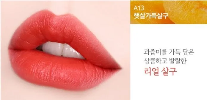 Màu A13 – Cam đỏ tươi sáng