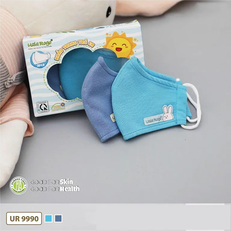 Chọn khẩu trang có chất liệu mềm mại cho bé