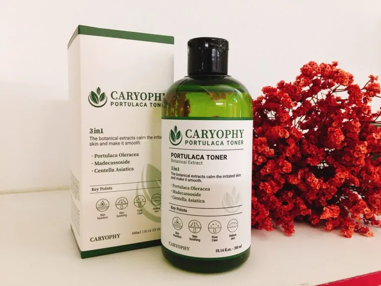 Thiết kế chai toner Caryophy