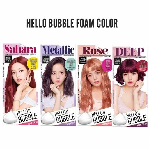 Cách sử dụng thuốc nhuộm tóc Hello Bubble