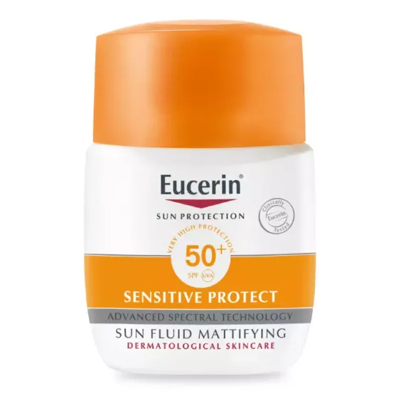 Kem chống nắng Eucerin Sun Fluid Mattifying kiểm soát dầu