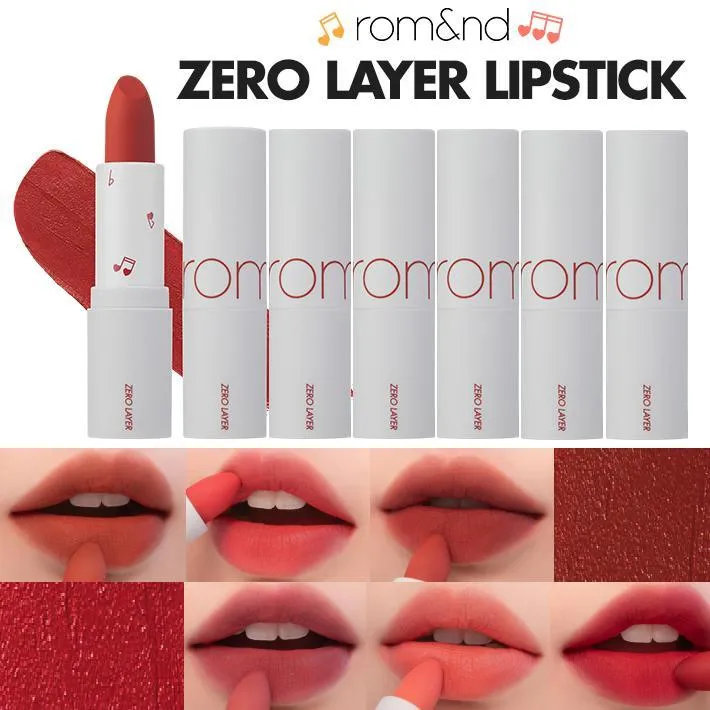 Review son Romand Zero Layer Lipstick – bảng màu, giá bán và tips chọn màu