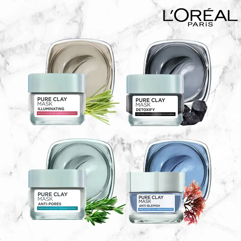 Review mặt nạ đất sét L'Oréal Pure Clay: giải pháp cho da dầu mụn