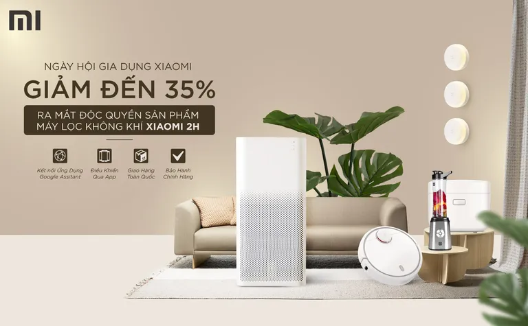 Xiaomi Mi Air Purifier 2H hoạt động êm ái, lý tưởng cho phòng ngủ