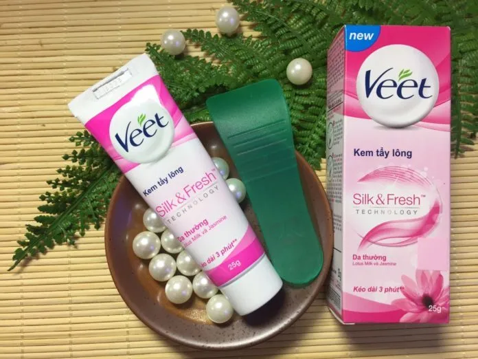 Review kem tẩy lông Veet Hair Removal Cream gây sốt phái đẹp