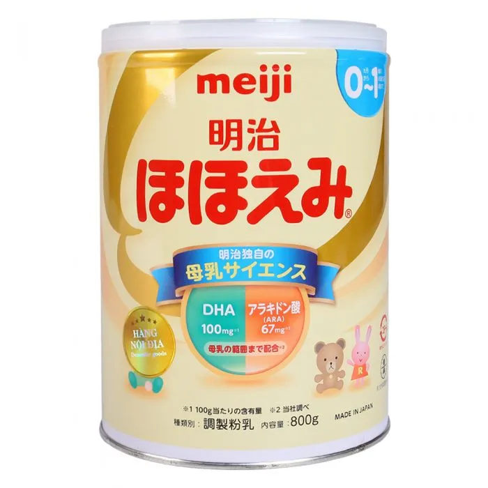 Sữa bột Meiji nội địa Nhật