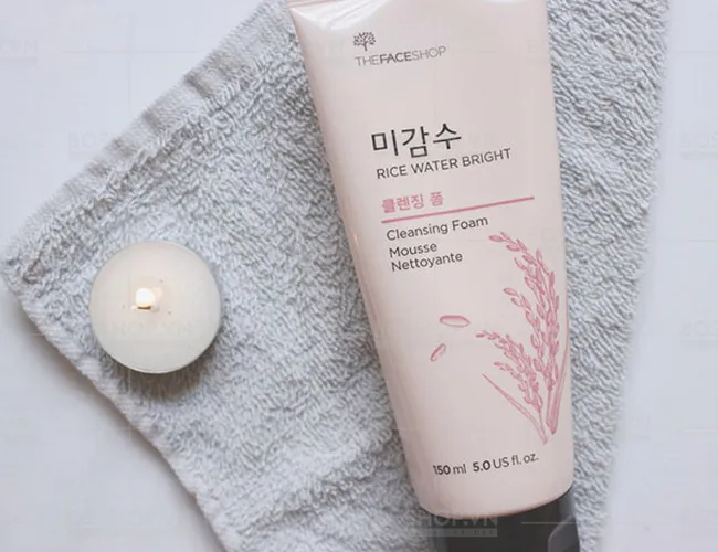 Thiết kế sữa rửa mặt gạo The Face Shop
