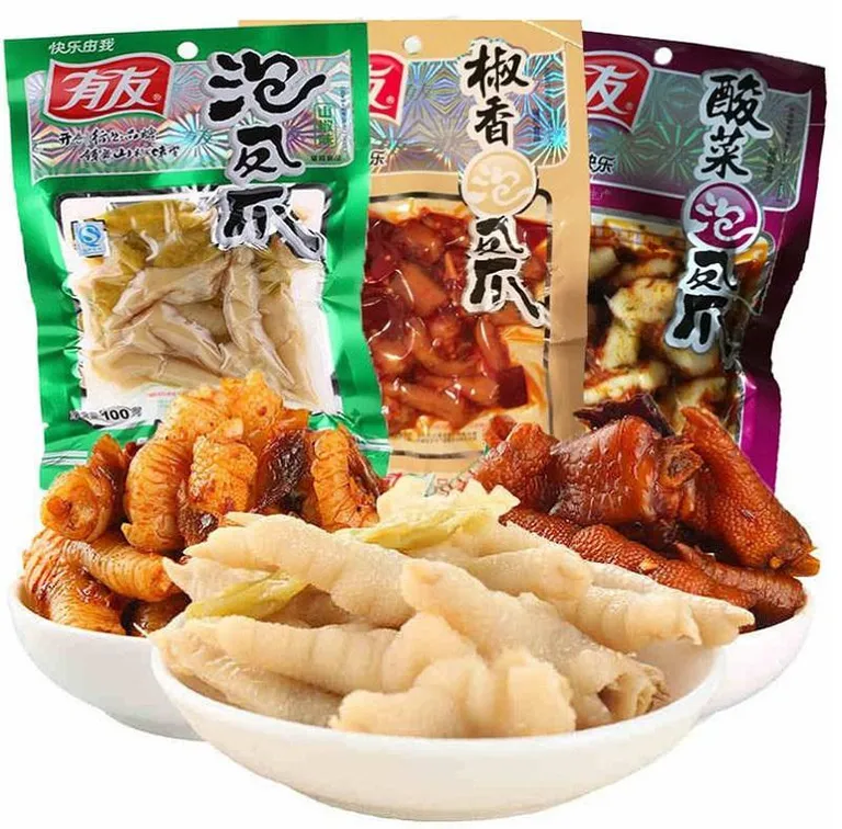 Chân vịt cay ăn vặt siêu ngon