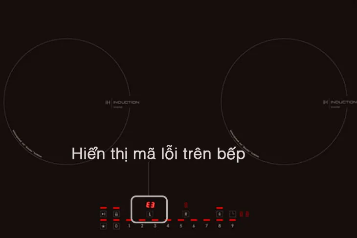 Các mã lỗi trên bếp từ Teka