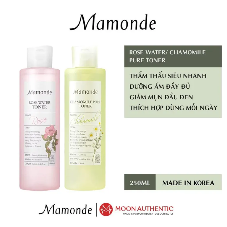 Mamonde Rose Water Toner từ hoa hồng Bulgaria