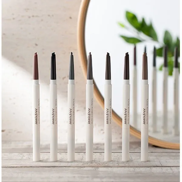 Review chì kẻ mày Innisfree Auto Eyebrow Pencil thần thánh
