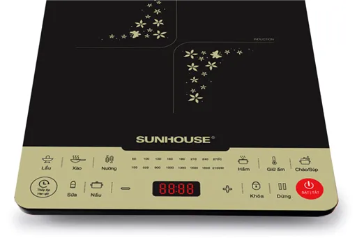 Bảng điều khiển cảm ứng của bếp Sunhouse SHD6861