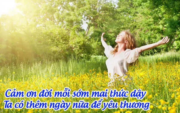 Chào ngày mới tốt lành