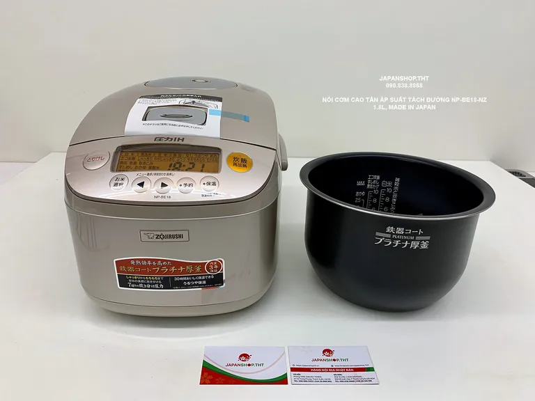 Khả năng loại bỏ đường tinh bột của Zojirushi NP-BE18-TD