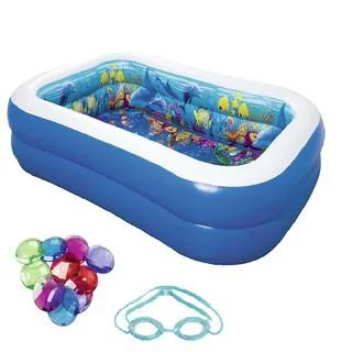 Bể phao 3D hình chữ nhật