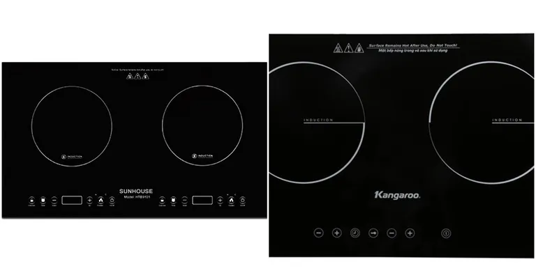Những thông tin thiết yếu về bếp từ đôi Sunhouse và Kangaroo