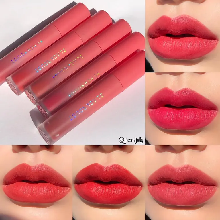 Thiết kế hồng pastel đáng yêu của son Black Rouge Mousse Blending