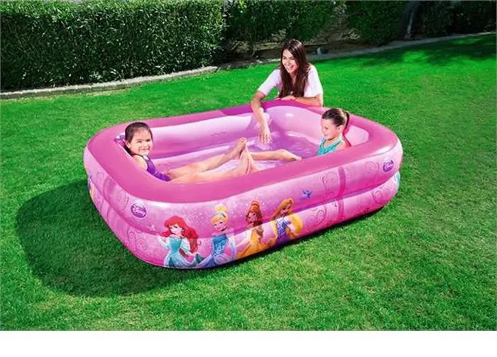 Bể phao liên hoàn cầu trượt hình công chúa