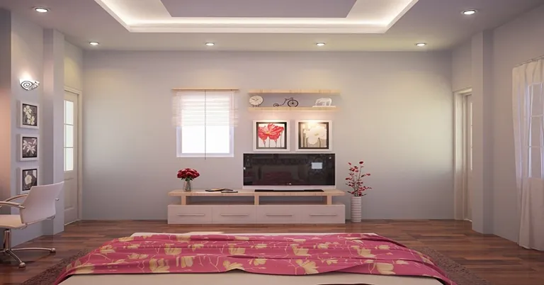 Kinh nghiệm chọn kệ tivi phòng ngủ đẹp và tiện nghi