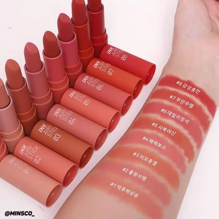 Thiết kế trẻ trung của son Peripera Ink Airy Stick