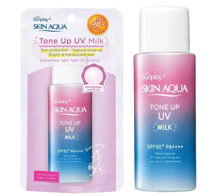 Thiết kế kem chống nắng Sunplay Skin Aqua Tone Up UV Milk