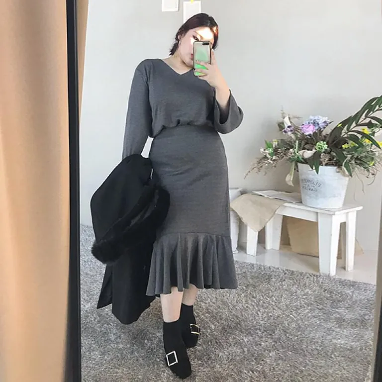 Váy đuôi cá cho người béo