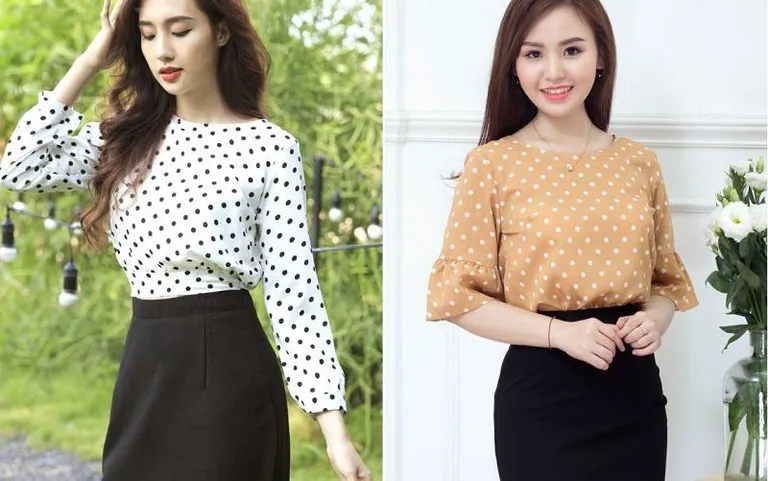 Tổng hợp các mẫu áo sơ mi nữ cổ tròn đẹp nổi bật